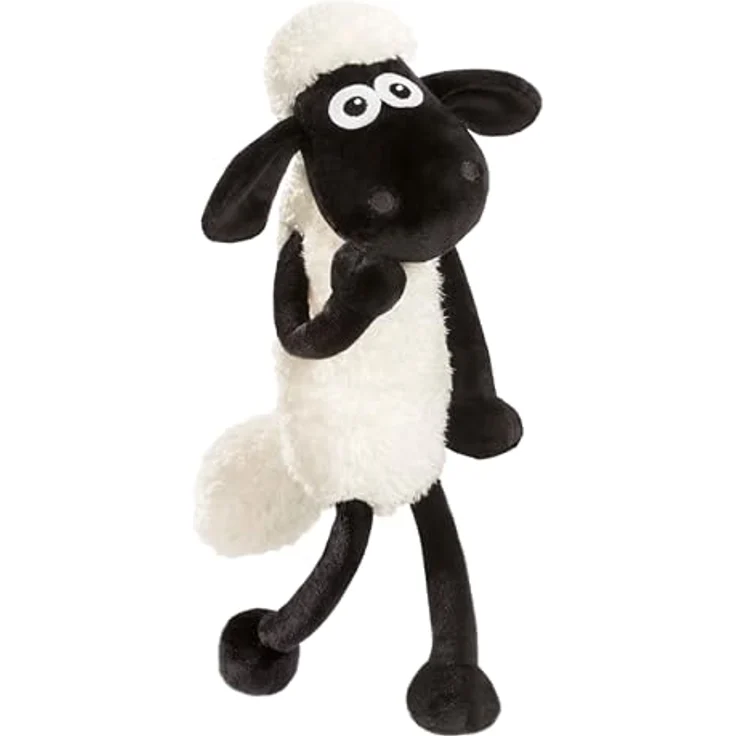 NICI Shaun das Schaf Kuscheltier, 25cm weiß, Plüschtier aus hochwertigem NICI-Plüsch, ideal zum Kuscheln und Spielen, perfekte Geschenkidee - 49184 – Bild 1