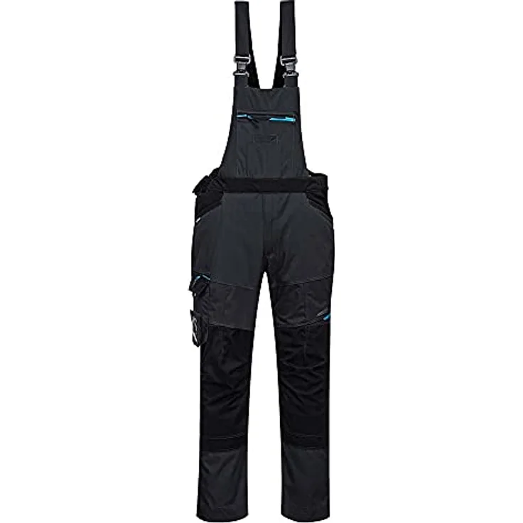 Portwest WX3 Latzhose, Größe: M, Farbe: Metal Grau, T704MGRM