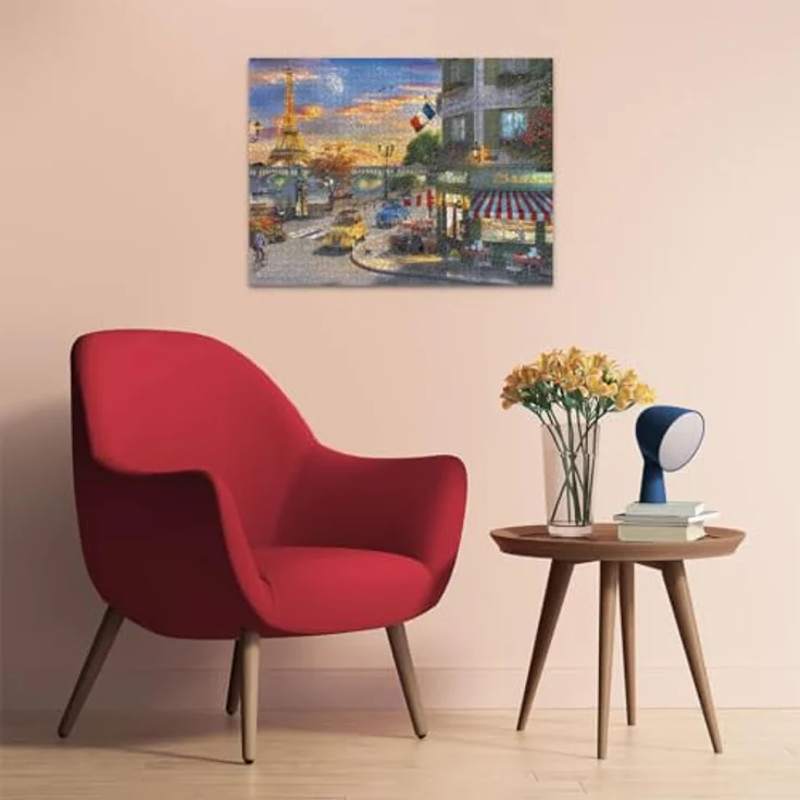 Ravensburger Puzzle Romantisches Paris, 1500 Teile, handgefertigte Stanzformen, blendfreies Motiv, Recyclingkarton – Bild 5