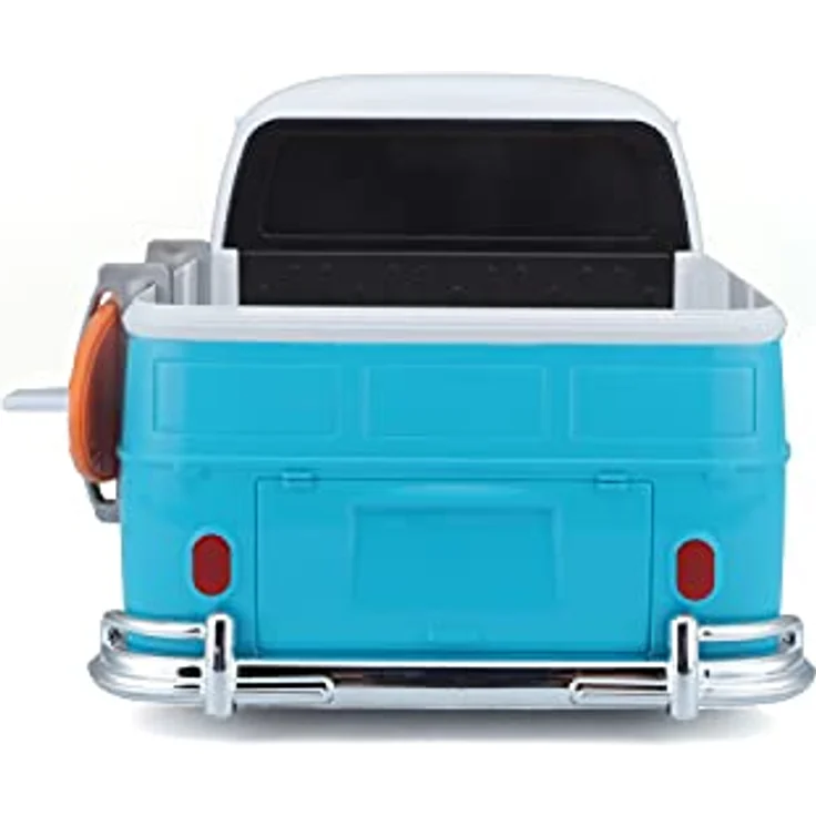 Maisto Tech R/C VW Bus T1 Pick-up Surf: Ferngesteuertes Auto im Maßstab 1:16, 2,4 GHz Frequenz, mit Pistolengriff-Steuerung, ab 5 Jahren, 33 cm, Batterien Nicht enthalten, hellblau-weiß (582708) – Bild 4