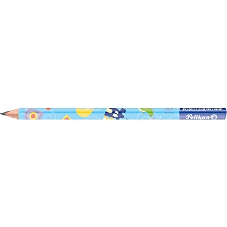 Pelikan 807395 Schreiblernbleistift, Ergonomisches Dreikantformat, Farbig sortiert, 2 Stück auf Blisterkarte – Bild 4