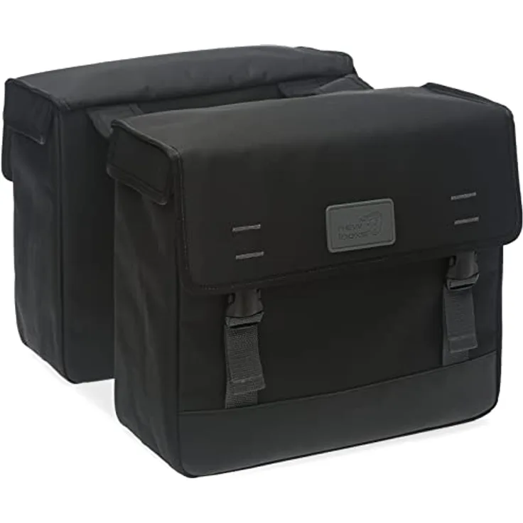 New Looxs Origin Double Doppelte Fahrradtasche, wasserabweisendes Polyester, 39 Liter, Schwarz