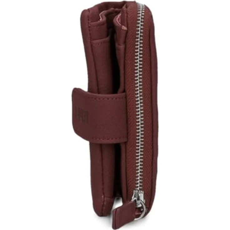 Zwei Mademoiselle MW5, Geldbörse 6cc 13 cm mit rubinrotem Design und Reißverschlussmünzfach – Bild 3