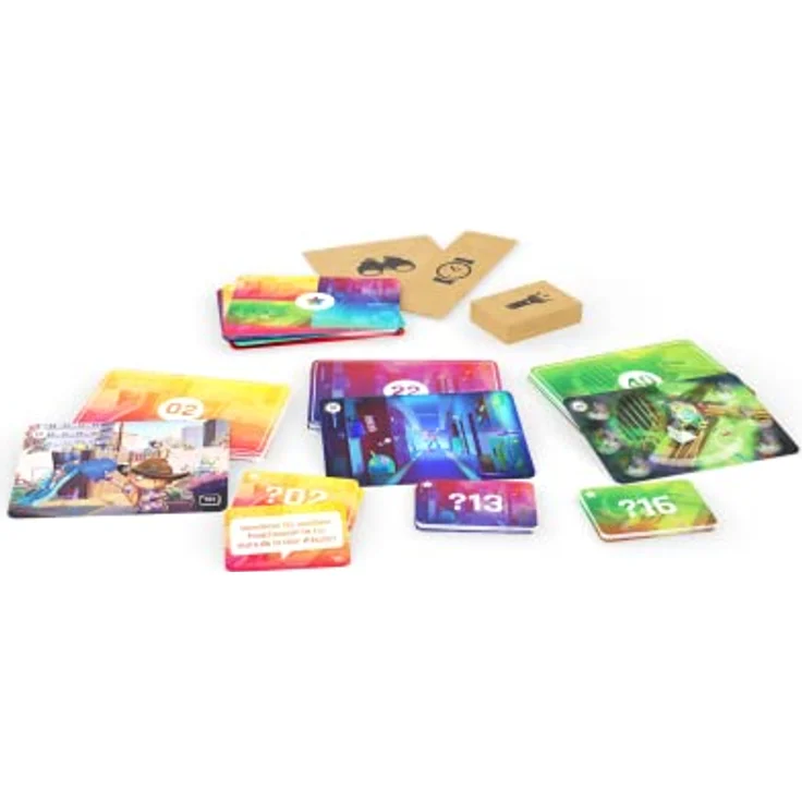 Blackrock Games Flashback Zombie Kidz – Kooperatives Ermittlungsspiel für die ganze Familie, ab 7 Jahren, 1-4 Spieler, 30 Minuten Spielzeit, Gewinner Goldenes Ass 2023 – Bild 2