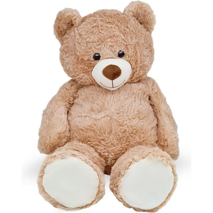 Jollity XXL Kuscheltier Teddybär, flauschiger Plüschbär, 100 cm groß, ideal für Kinder jedem Alters