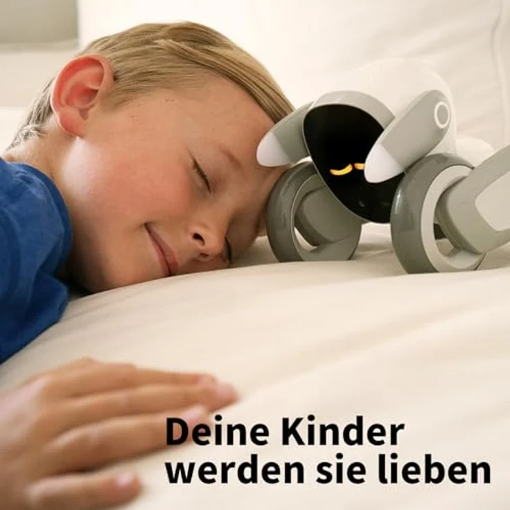 Loona KEYI Premium Haustier-Roboter mit Ladestation, AI ChatGPT-4o, Stimmen- & Gestensteuerung, Echtzeit-Interaktion, Heimüberwachung, Schwarz – Bild 3