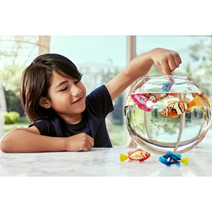 ROBO ALIVE Robo Fish Series 3 Roboter-Fisch, 2er Pack, Blau und Rot, schwimmt in mehrere Richtungen, batteriebetrieben, Spielzeugfisch, Poolspielzeug – Bild 8