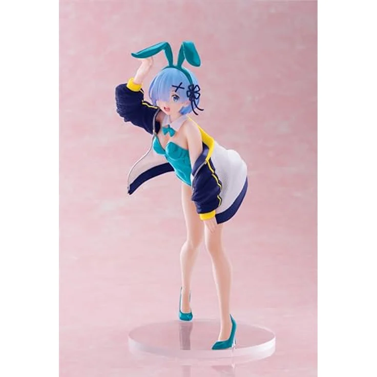 Taito Re:Zero Starting Life in Another World Coreful PVC Statue Rem (Jacket Bunny Ver.) Renewal, 18 cm, inkl. Standfuß, offizielles Lizenzprodukt – Bild 2