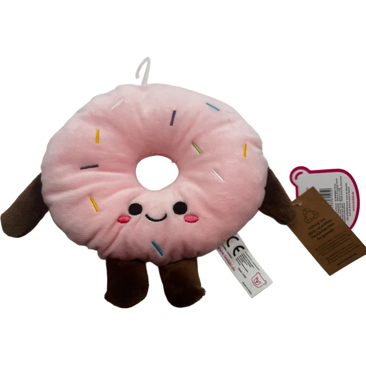 SOMA Food Foodies Kuscheltier XXL Donut, 20 cm Kawaii Plüsch Stofftier für Kinder, Halloween und Weihnachten Geschenke