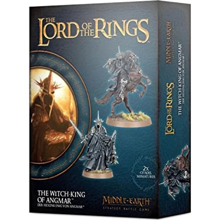Games Workshop Warhammer Middle Earth - Le ROI-sorcier d'Angmar, Brettspiel, Schwarz, einfach zu verwenden, hohe Qualität