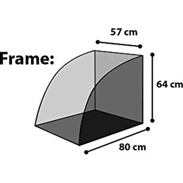 Flamingo Doggy Liner Juliette, faltbarer Hunde-Fahrradanhänger in grau/schwarz mit Sicherheitsgeschirr und wasserabweisendem Material, Traglast 30 kg – Bild 3