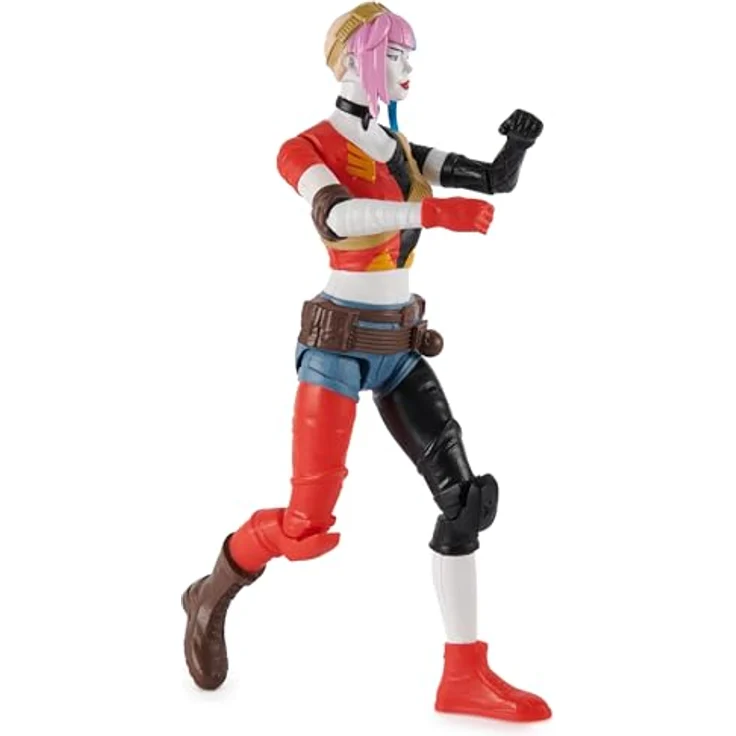 DC Comics Harley-Quinn Actionfigur, 30 cm bewegliches Sammelspielzeug mit 11 Gelenkpunkten für Jungen und Mädchen ab 3 Jahren – Bild 5