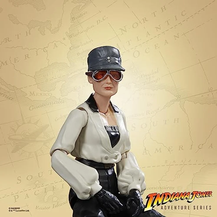 Hasbro INDIANA JONES The Last Cross Adventure Series, Dr. ELSA Schneider 15 cm Actionfigur mit abnehmbarer Brille und Gral Zubehör – Bild 3