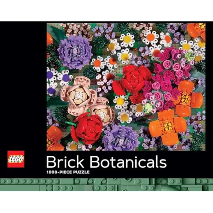 Chronicle Books Brick Botanicals 1,000-Piece Lego Puzzle, langlebig und flexibel gestaltbar