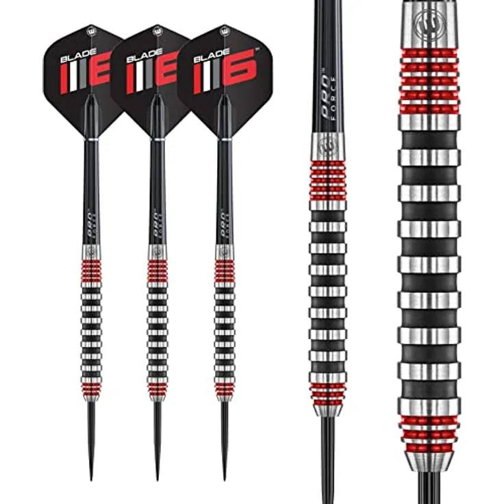 WINMAU Advance 500 Series Rot 22g Dartpfeile mit dartflüge und Dart stiele