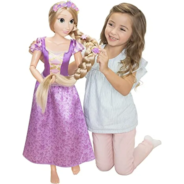 Disney Princess Rapunzel Riesenpuppe 80 cm Zubehör