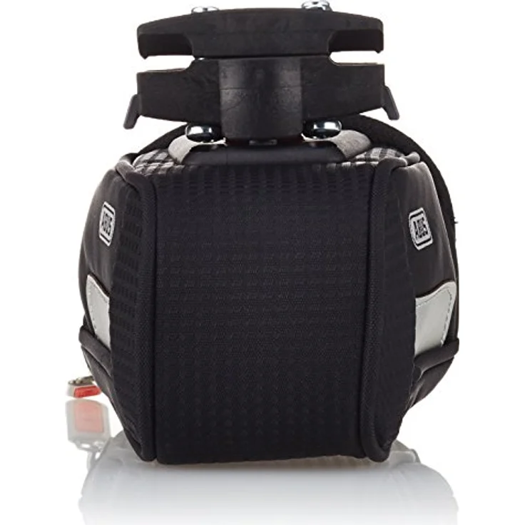 ABUS Satteltasche Oryde ST 2085 KF - Fahrradtasche mit Regenschutz - 145 mm x 75 mm - 0,7 Liter Fassungsvermögen, Schwarz – Bild 3