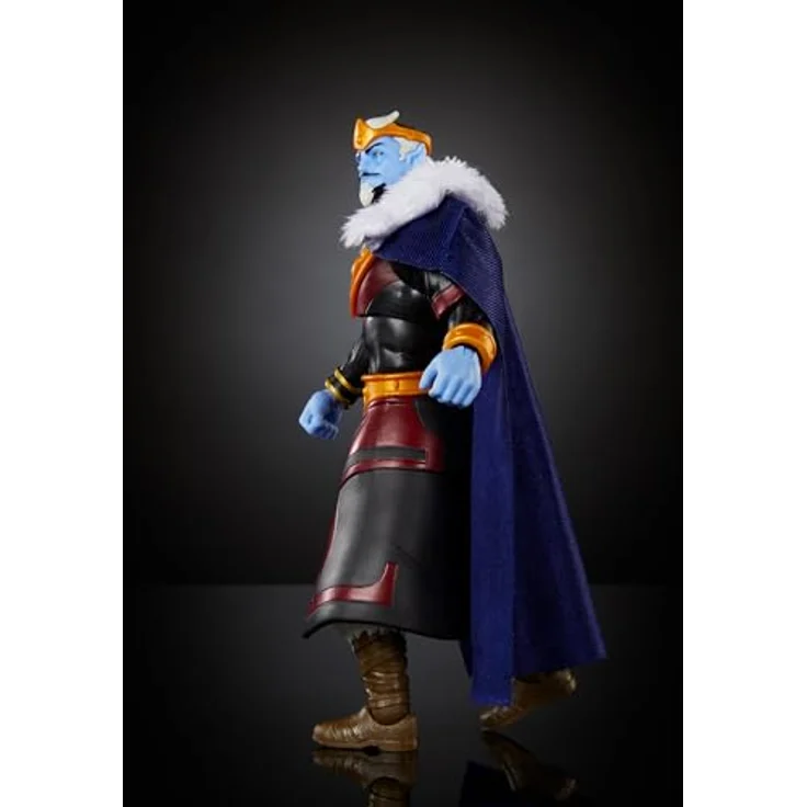 Mattel® Actionfigur Masters of the Universe Masterverse New Eternia King Keldor HYC50, Deluxe-Actionfigur mit 30 Bewegungspunkten, abnehmbarem Umhang und Krone, alternative Kopf und zusätzliche Hände – Bild 5