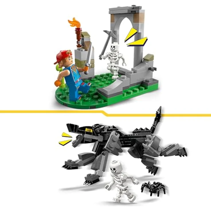 LEGO Fortnite Peely & Sparkplug’s Camp Toy 77075, inkl. Wolf & Vorratslama Figuren, Campfire und 3 Minifiguren, Geschenk für 7+ Jahre alte Jungen und Mädchen – Bild 3