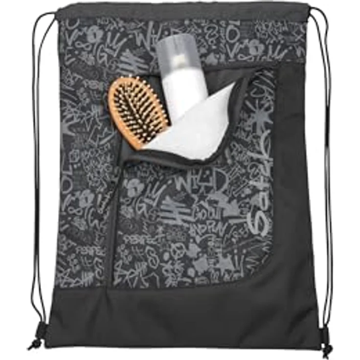 Satch Turnbeutel Sportbeutel, fixierbar an satch Rucksäcken, wasser- und schmutzabweisend, 100% recyceltes Polyester – Bild 3