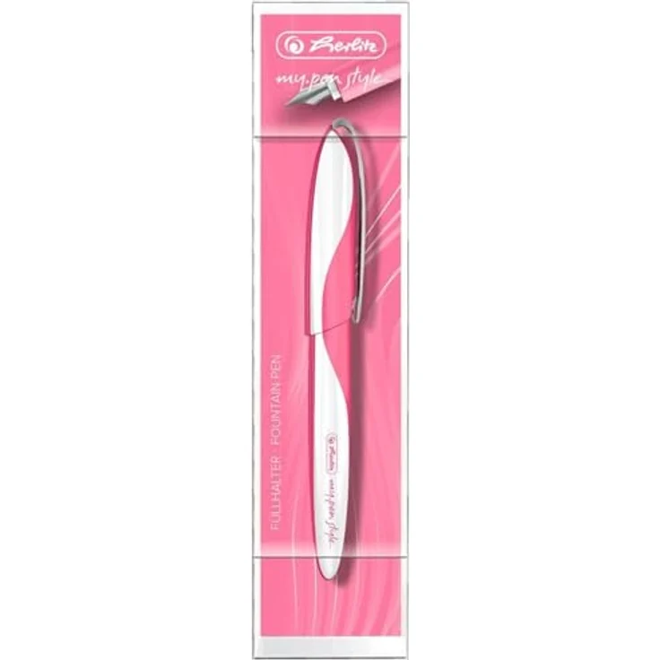 Herlitz Füllhalter "my.pen" Patronenfüllhalter / Indonesia Pink / für Links- und Rechtshänder geeignet – Bild 3
