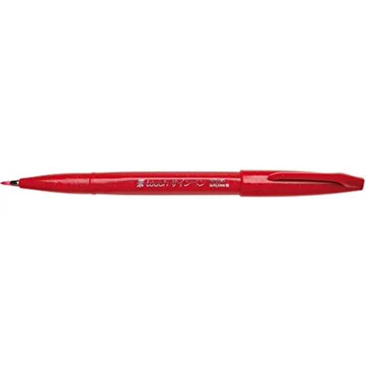 Pentel Sign Pen Brush Touch 4er Set, grün für Lettering und Zeichnen – Bild 3