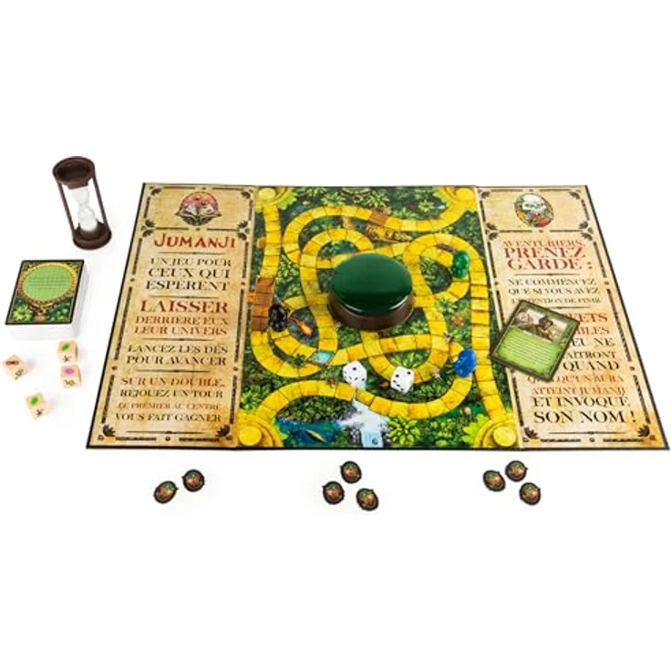 Spin Master Jumanji, Reisespielversion Größe L, Neuauflage des Brettspiels für 2-4 Spieler, französische Version – Bild 2