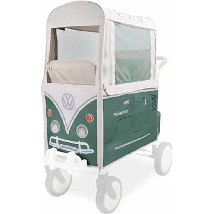 Wonderfold Wetterschutz VW2 KinderVan, Weather Cover mit Volkswagen-Design, rundum wasserfest, UV-Schutz UPF50, smarte Fenster – Bild 1