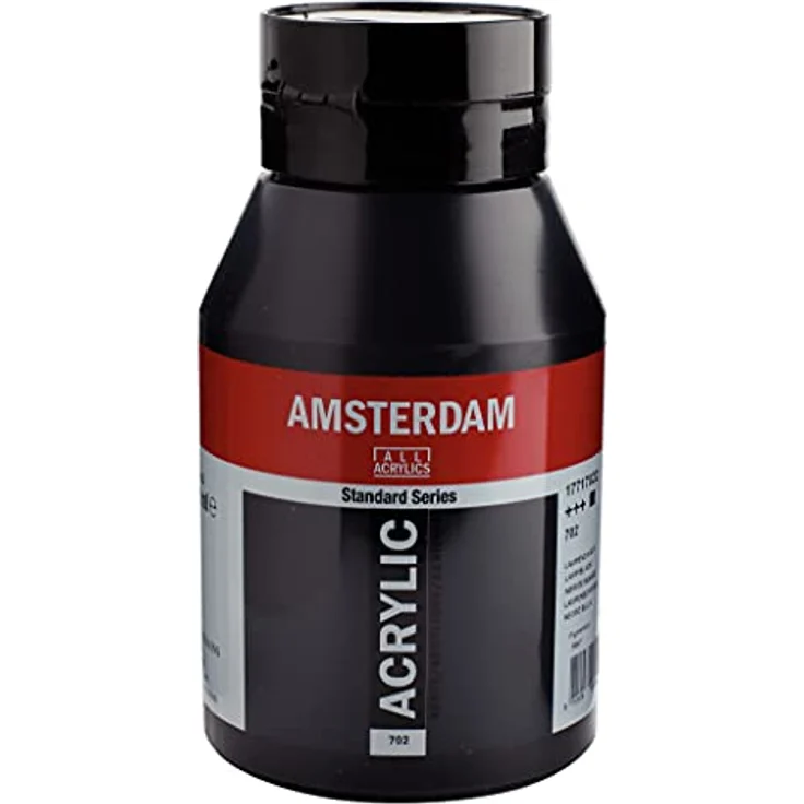 Amsterdam Standard Serie Acrylglas 1000ml Lampe, schwarze Farbe mit hoher Lichtechtheit und alkalibeständigem Farbfilm – Bild 1