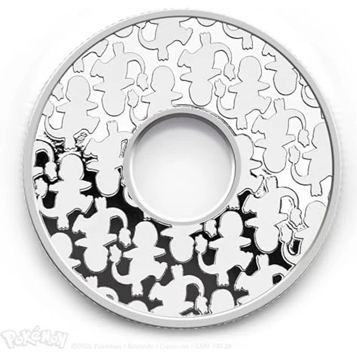 The Wand Company Pokémon Diecast Replik Mini Superball, hochwertige Miniatur-Replicate mit Leuchtfunktion und versilbertem Display-Token, 9 x 10 x 10 cm – Bild 3