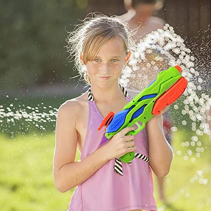 MOZOOSON Wasserpistole Wasserspielzeug 3er Set, leistungsstarke Spritzpistolen mit 300ml Kapazität und bis zu 12 Meter Reichweite für Kinder – Bild 2