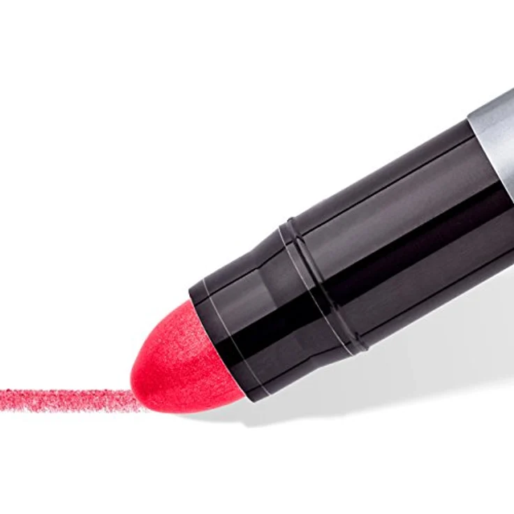 STAEDTLER Noris Club 2390M C6 Gelmalstifte, 6 Stück im Set, Glitter-Farben, perfekt für kleine Kinderhände, superweich und farbintensiv, auch ideal für `Fensterglas – Bild 4