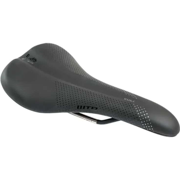 WTB Volt Medium Fusion Form Stainles Sattel Schwarz, Mountainbike Sattel mit Gel Polster aus Mikrofaser