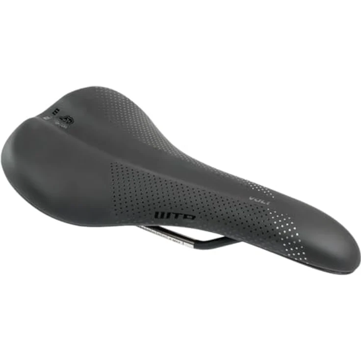 WTB Volt Medium Fusion Form Stainles Sattel Schwarz, Mountainbike Sattel mit Gel Polster aus Mikrofaser – Bild 1