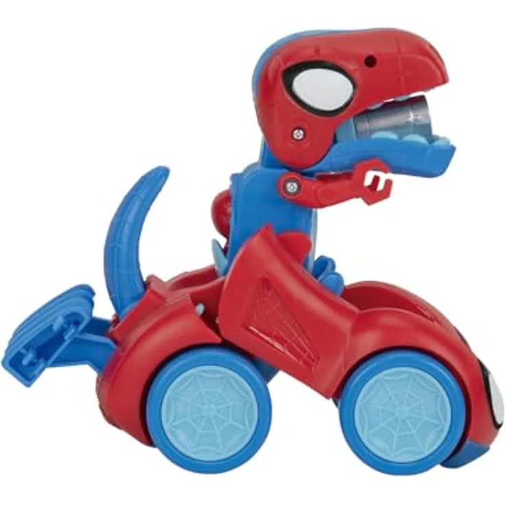 Jazwares Spidey und seine Superfreunde - Spidey-Rex Racer, Spielzeugauto für Kinder ab 3 Jahren, kreatives Spielzeug zur Förderung der Fantasie und motorischen Fähigkeiten – Bild 4