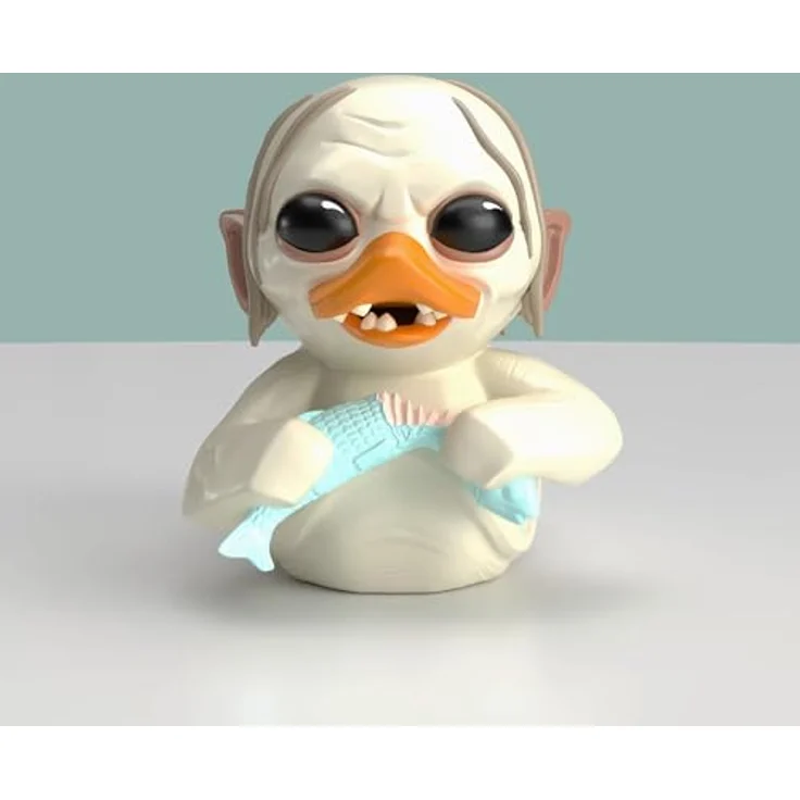 TUBBZ Mini: Der Herr der Ringe - Gollum, Cosplay-Gummiente Vinyl-Figur, 5 cm, in Mini-Badewanne mit Logo – Bild 4