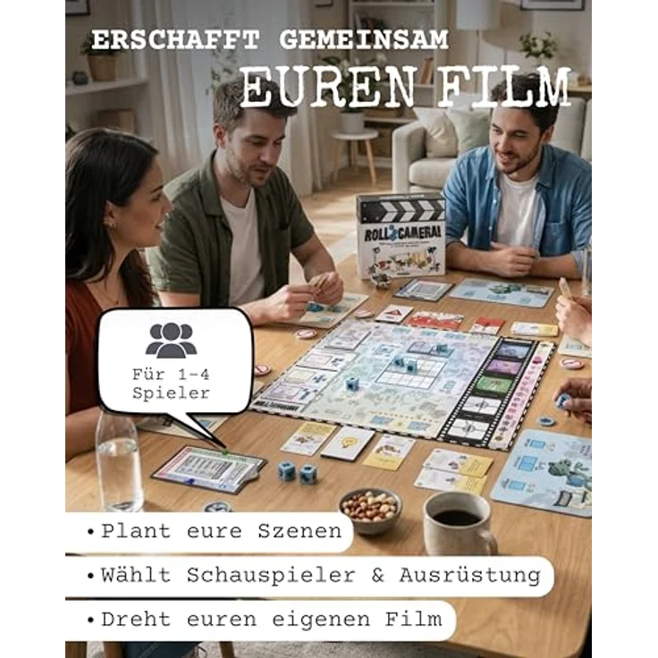 Kobold Spieleverlag Roll Camera! Brettspiel für 1-4 Spieler, ab 10 Jahren, Spieldauer 45-90 Minuten, Deutsch – Bild 4