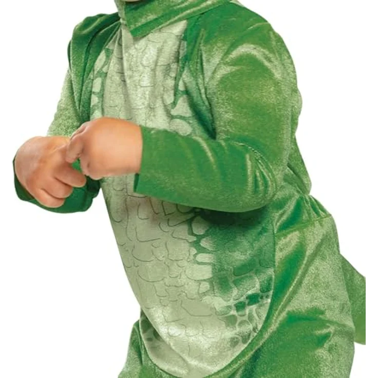 Jakks Pacific DISGUISE Rex Deluxe Infant, grünes Dinosaurier-Kostüm mit abnehmbarem Schwanz und Kopfteil, offiziell lizenziert – Bild 2