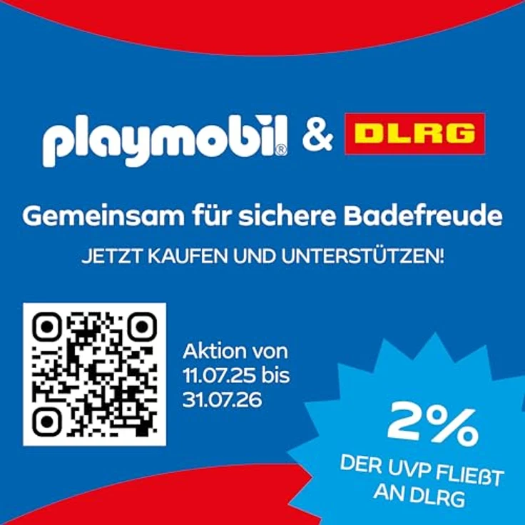 Playmobil® 71906 - Familienspaß am Strand, inklusive Figuren und Zubehör für kreatives Spielen – Bild 7