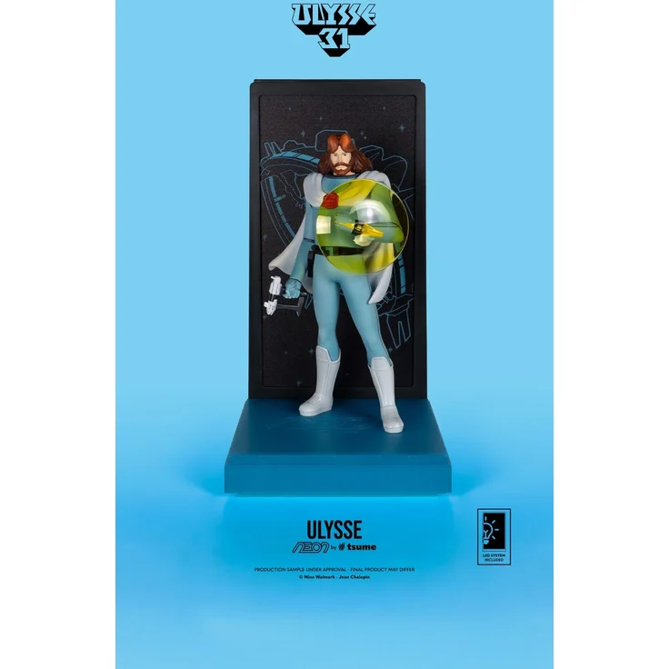 Tsume Ulysse 31 Neon Figur 1/9 Ulysse, 20 cm, mit Energieschild und USB-C-Display-Ständer