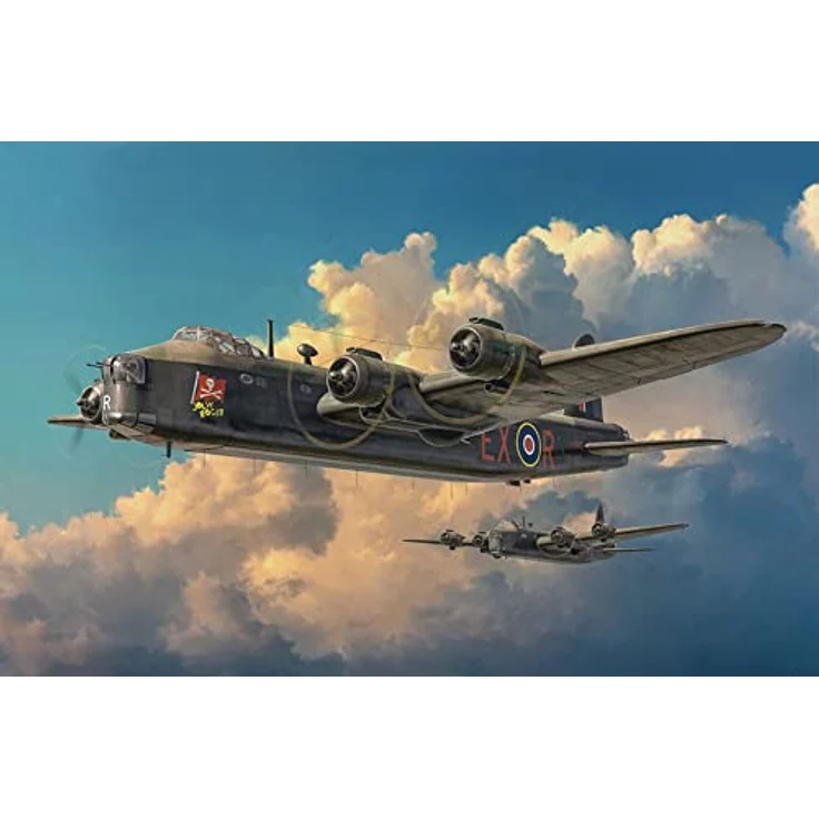 Italeri 1462 British Stirling Mk. III, Modellbausatz 1:72, detailgetreu, unlackiert, Plastikbausatz für Standmodellbau und Basteln – Bild 2
