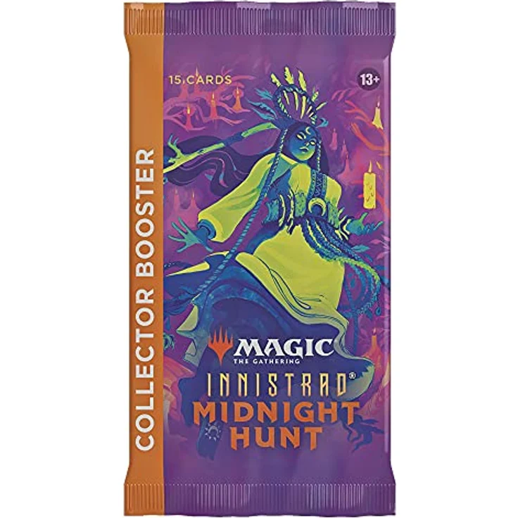 Wizards of the Coast Innistrad: Midnight Hunt Collector Booster Pack - English, Gothic horror-themed mechanics, Only MID boosters with Extended-Art cards, Total of 10 traditional foils per pack – Bild 1