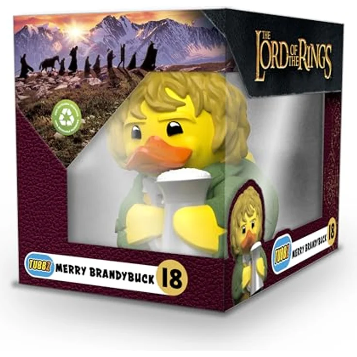 TUBBZ Box-Ausgabe Merry Brandybock, Sammler-Vinyl-Gummiente Figur, 9 cm, offizielles Der Herr der Ringe Merchandise – Bild 2