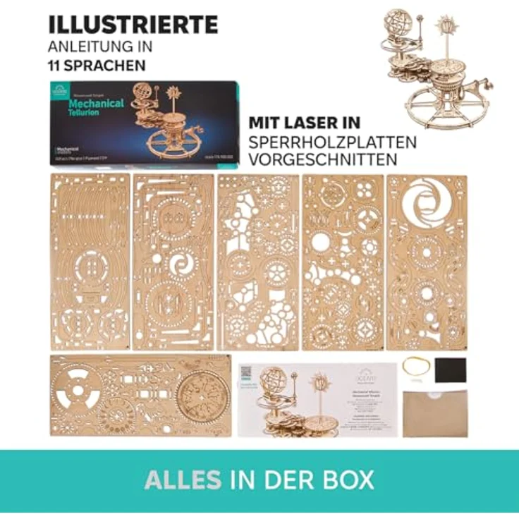 Ugears Tellurion – Bild 9