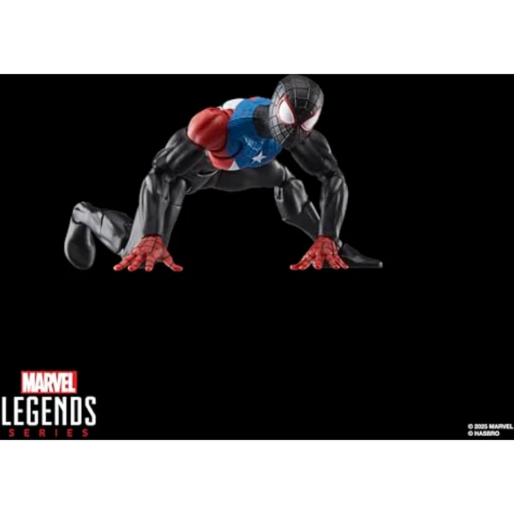 Hasbro Marvel Legends Spider-Man 2, Gamerverse Miles Morales Actionfigur im Boricua-Anzug, 15 cm, beweglich mit 5 Accessoires – Bild 7