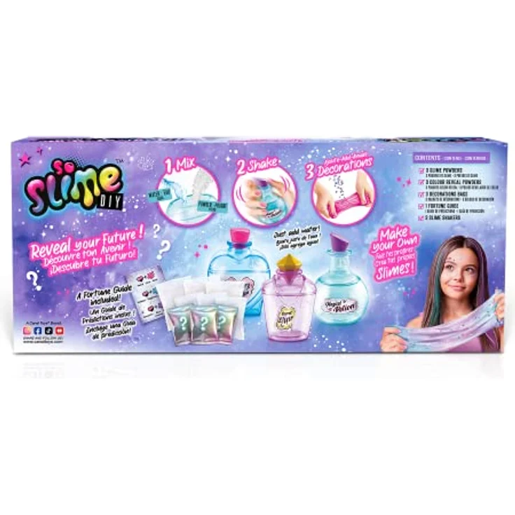 Canal Toys Kreativset Slime DIY Magical Slime, 3-Pack mit glitzerndem Schleim, gebrauchsfertig in wiederverschließbaren Dosen – Bild 9
