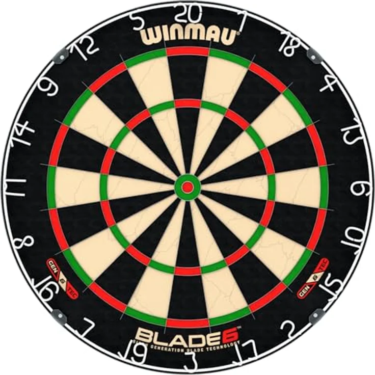 WINMAU Dartboard Surround Set PDC 5310, Dartschild mit PDC-Zertifikat, 43,6 cm Innendurchmesser, 67,5 cm Außendurchmesser – Bild 3