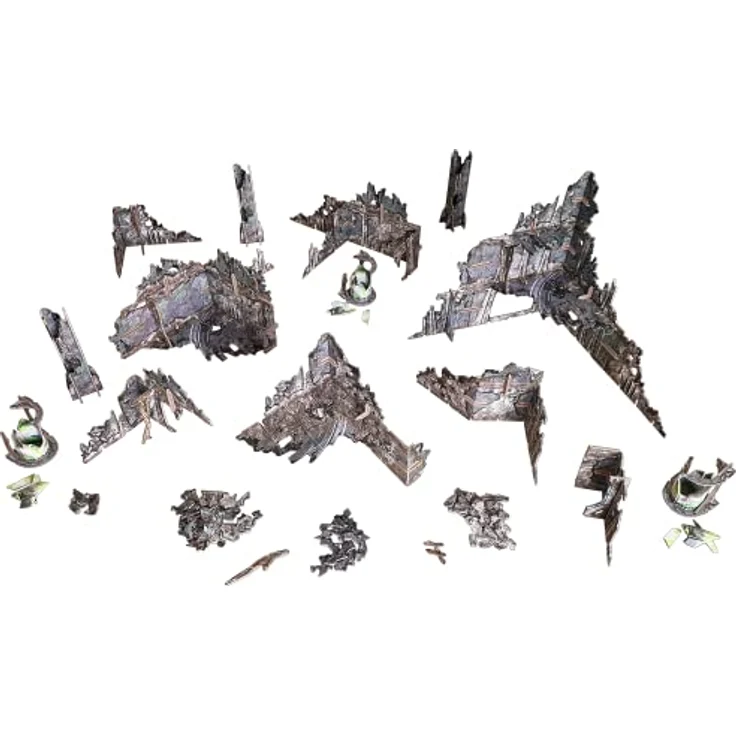 Battle Systems Ruined Catacombs, Modulares 3D Sci-Fi Terrain für 28mm-35mm Miniaturen, inkl. 147 Teile und 600mm Neopren-Spielmatte, kein Malen erforderlich – Bild 4