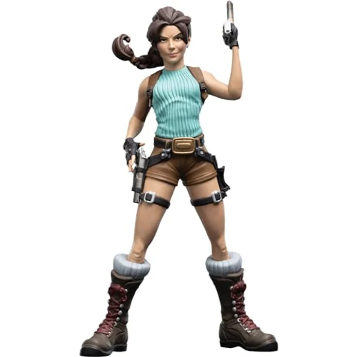 Weta Workshop Mini Epics Tomb Raider Figurine Lara Croft, 17 cm, offiziell lizenziert aus Vinyl in Geschenkbox – Bild 1