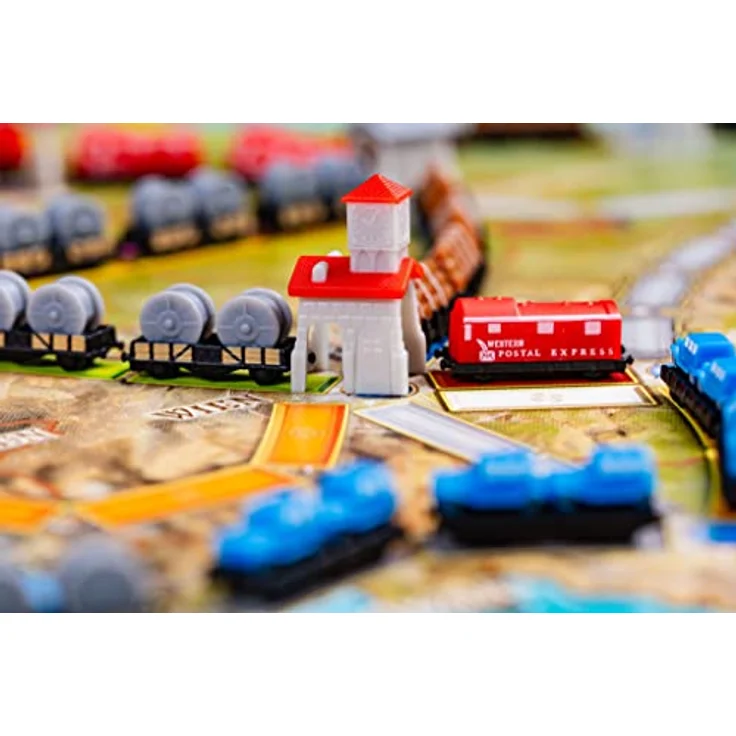Rebel Brettspiel Boarding the Train: Europa 15. Jahrestag DELUXE, strategisches Spiel mit neuen Elementen und hochwertigen Komponenten – Bild 7